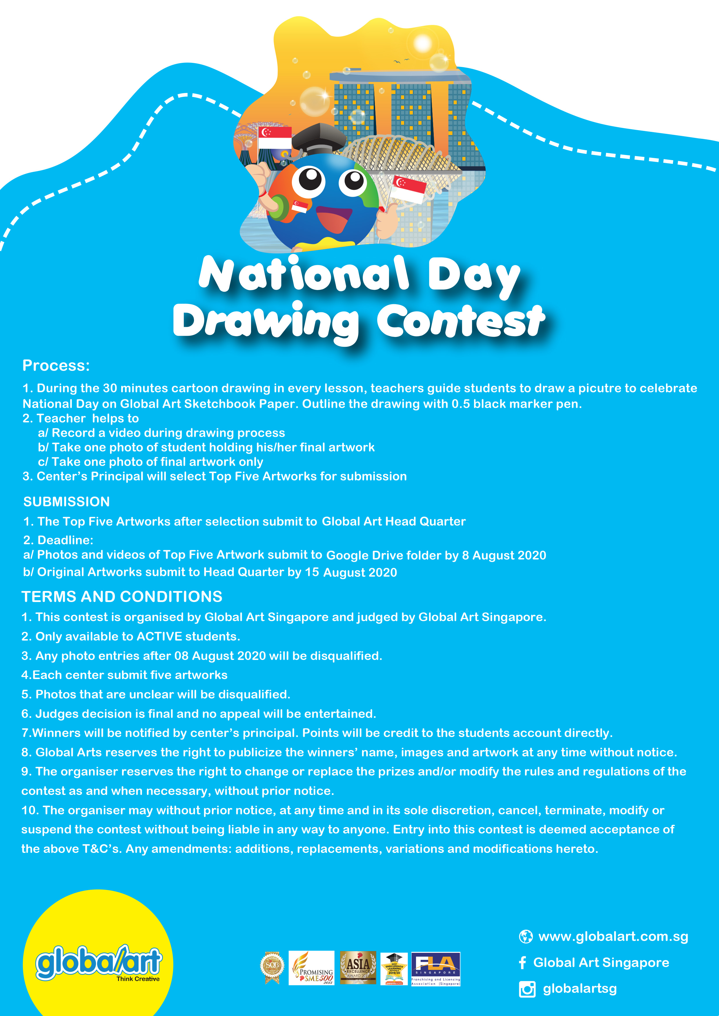 NATIONAL DAY Drawing Contest 2020 Letter