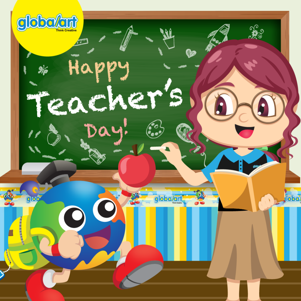 Happy Teacher's Day 2021 Greetings from Global Art Singapore Best Art